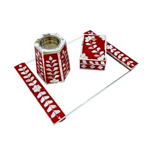 Quemador de Incienso de Nácar Hecho a Mano, Ecológico, con Brillo Divino, Juego de Regalo Árabe de Lujo para Eid y Ramadán - Product Image 1