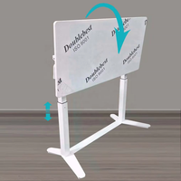 Nouvelle Arrivée Bureau Informatique Pliant Moderne en Fer Pneumatique avec Plateau Inclinable de 0 à 90 Degrés, Table de Dessin pour Bureau, Chambre et Étude