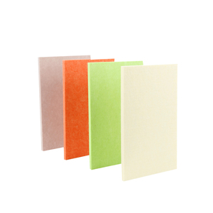 Tùy Chỉnh Thiết Kế Chống Cháy Vách Ngăn Trần Âm Thanh Chống Cảm Thấy Vải Bao Phủ Polyester Tấm Âm Thanh - Product Image 4