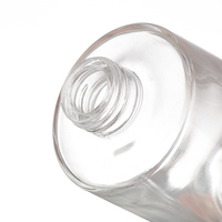 Diffuseur de parfum cylindrique en verre haut de gamme de luxe avec bouchons métalliques multicolores, impression sérigraphique pour la maison