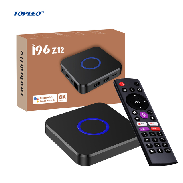 Topleo Android TV Box Media Player Wifi Set Top Box Smart Certificado ATV Android 10 8k Dual Wifi Tv Box Android