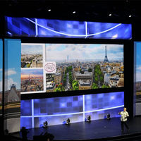 Interior P6 768*768Mm Simple hierro fijo publicidad interior Led pantalla Gloshine interior Led Panel pantalla