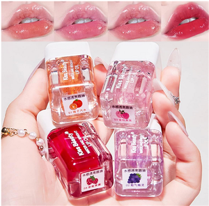 Gloss à lèvres hydratant et nourrissant, scintillant, saveur fruitée, avec grand pinceau, transparent, végétalien, hydratant, pour la vente en gros et marque privée - Product Image 6