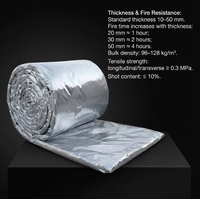 Rouleau d'isolation thermique en aluminium pour la conservation de la chaleur et la réduction du bruit des conduites de la salle des pompes