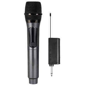 UHF <b>Wireless</b> One to Two Microphone Rechargeable Microphone for Performance Meeting Home Use Handheld Dynamic Microphone - Product Image 2