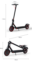 Entrepôt Royaume-Uni, États-Unis, Canada, Trottinette électrique intelligente pour adultes contrôlée par application, 350W, rapide et puissante, Trotinette électrique, Marque Freeboy