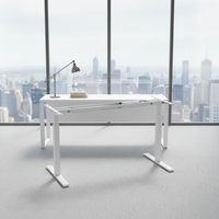 Bureau convertible extensible à hauteur réglable avec cadre métallique, fixation murale, usage commercial, simple ou double, pour bureau moderne, garantie 5 ans
