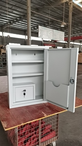 <span class=keywords><strong>Armoire</strong></span> <span class=keywords><strong>à</strong></span> <span class=keywords><strong>pharmacie</strong></span> en acier mini, personnalisée et économique, pour équipement hospitalier, avec étagère de rangement pour premiers secours - Product Image 6