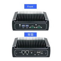 Yanling - Mini PC Industrial sin Ventilador, I7 DDR4, Nuevo, de Bajo Consumo, con Doble Puerto de Red, Enchufe AU/US/EU