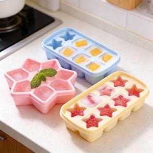 Molde para cubitos de hielo al por mayor con tapa, bandeja de verano para 8 cubitos con contenedor de congelación - Product Image 6