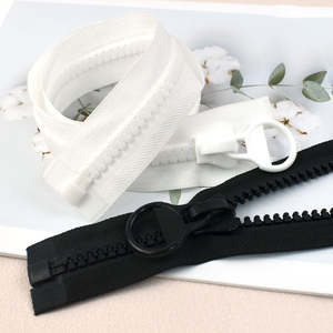 DAWEI Vente chaude Fermeture éclair en résine à glissière à bout ouvert en plastique robuste à verrouillage automatique Zhejiang Délai de production d'échantillon de 7 jours pour les vêtements textiles - Product Image 5