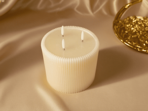 Trang trí nội thất khách sạn sử dụng lớn LED Candle với 3 LED bấc Flameless nhấp nháy ấm trắng LED NẾN pin Powered - Product Image 5