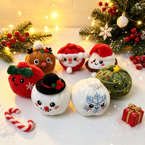 Regalo de Navidad: Bolas antiestrés de descompresión, bonitas calabazas y fantasmas, juguete de amasar de peluche para aliviar el estrés - Product Image 2