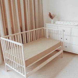 Không gây dị ứng tự nhiên lanh lanh chất liệu bé bộ đồ giường đặt Hữu Cơ cot kích thước được trang bị tấm - Product Image 4