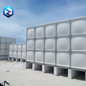 5000 galones estadounidenses FRP GRP SMC Panel compuesto atornillado ensamblado Rectangular tanque <span class=keywords><strong>de</strong></span> almacenamiento <span class=keywords><strong>de</strong></span> <span class=keywords><strong>agua</strong></span> plegable para beber - Product Image 1