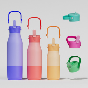 Sports Water Bottle 304 Stainless Steel Insulated Cup With Detachable Handle Outdoor Use - Product Image 2