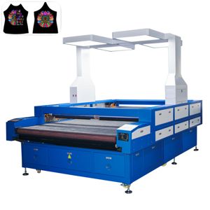 1825 Automatic Panoramic Vision CO2 Laser Cutter Machine Dual Head for Textile & Garment Industry - Product Image 2
