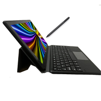Tablette Windows 10,1 pouces dernière version 2026 avec écran tactile capacitif, étui clavier 2-en-1, 8 Go + 512 Go, double caméra, Wi-Fi, Windows Home