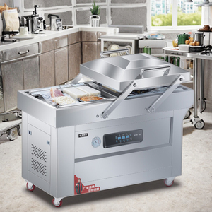 Double Chamber Commercial Electric Automatic 380V Vacuum <b>Packaging</b> Machine for Snack <b>Textiles</b> Chemical Film/Pouch Packer Sealer - Product Image 1