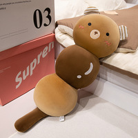 Coussin long créatif et mignon en forme de lapin, design animal, coussin poupée bonbon, meilleurs cadeaux pour enfants et adultes, adorables coussins-poupées