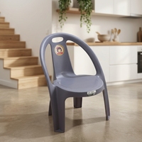 Chaises de salle à manger empilables en plastique épais avec accoudoirs et dossier, réglables en hauteur, tabourets bas pour la maison, le bureau, le bar à domicile et la salle de sport - Vente en gros