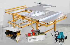 Xách tay trượt bụi miễn phí gỗ Melamine Cutter bảng Saw chế biến gỗ cắt chính xác xách tay Bảng điều chỉnh Saw máy - Product Image 2