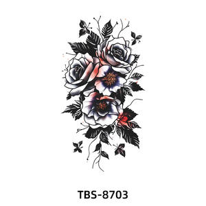 Tatouages sexy imperméables en gros, tatouages d'animaux longue durée, autocollants de <span class=keywords><strong>tatouage</strong></span> temporaires <span class=keywords><strong>pour</strong></span> le corps, tatouages floraux temporaires <span class=keywords><strong>pour</strong></span> femmes - Product Image 3