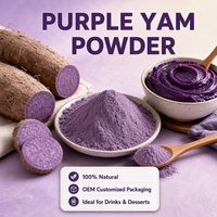 Poudre d'igname violette naturelle Demeter, poudre d'ube de qualité alimentaire pour la pâtisserie, les desserts, les boissons, vente en gros, service d'étiquetage privé