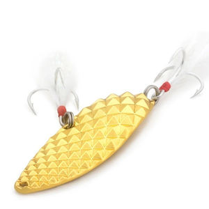 Leurre de pêche TGD Best Fishing Lure Spoon 10g 59mm Argent Or Isca Leurre de pêche artificiel dur en métal Wobbler pour la pêche au bar, à la truite et au <span class=keywords><strong>brochet</strong></span> - Product Image 2