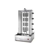 Hôtel de luxe commercial et restauration gaz bureau Shawarma Machine nouvel état 4 Bumers pour Restaurant Banquet équipement de cuisine