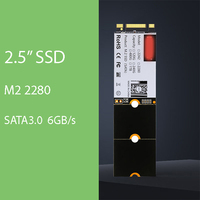 SSD Interno M.2 2280 SATA 3.0 de 120GB-2TB para Servidor, Velocidad de Lectura de 501-600MB/s