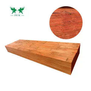 Building Construction 100% Poplar Wood Laminated Veneer LVL Beam Low Price From Chinese Supplier