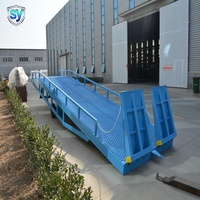 Rampe de quai hydraulique portable SY, rampe mobile pour conteneurs, plateforme de chargement pour chariot élévateur, équipement de chargement d'entrepôt