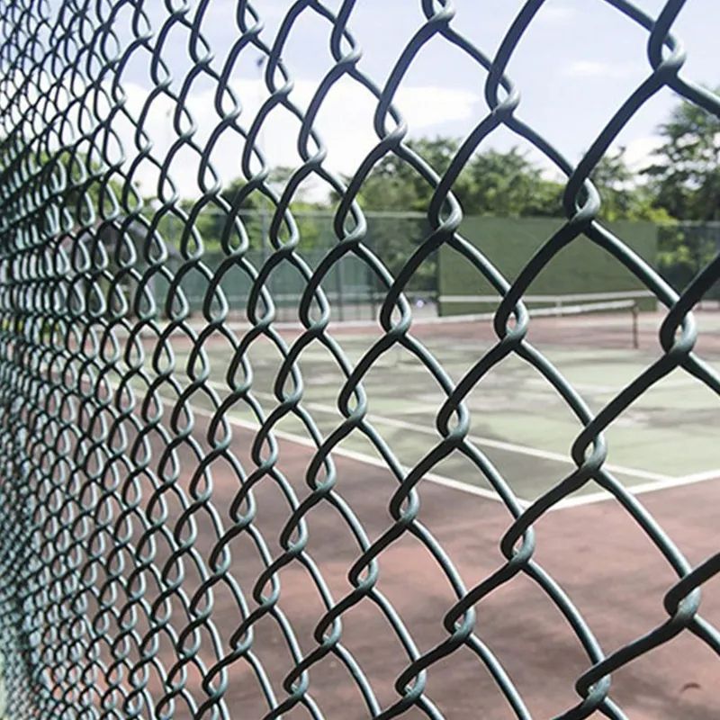 10ft Chain Link Fence 100ft 6ft 8ft Pvc Coated Wire Mesh Galvanized Diamond Custom Specifications for Sale