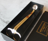 Coupe-mèche de bougie de luxe en acier inoxydable, écologique, non toxique, avec emballage personnalisable et coffret cadeau