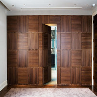 Portes en bois massif de qualité supérieure, portes intérieures en bois design pour projets d'appartements et de villas de luxe