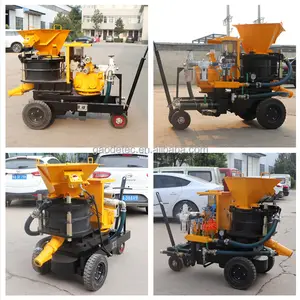 Reduced Rebound 10m3/h Pneumatic Concrete Spraying Shotcrete Machine For Concrete Repair