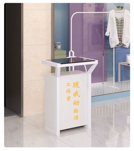 Bancone Reception Moderno Minimalista Personalizzato, Mini Scrivania Reception per Salone di Bellezza, Barbiere, Negozio di Abbigliamento, Negozio di Borse, Scuola - Product Image 6