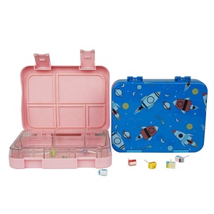 Hoàn hảo phần thực phẩm lưu trữ container/kiểm soát thực phẩm Bento Box cho trẻ em hoặc người lớn 4 ngăn lunchboxen - Product Image 1