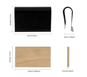 Difusor de Fragancia para Auto de Madera de Cedro, Aroma Duradero a Jazmín, Accesorio para Interior de Automóvil - Product Image 5