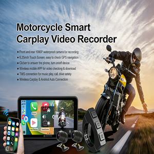 Écran de navigation pour moto étanche IP67 6,25'' avec CarPlay, double caméra, TPMS, <span class=keywords><strong>Android</strong></span> <span class=keywords><strong>Auto</strong></span> sans fil pour toutes les motos - Product Image 3