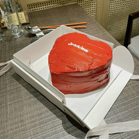 Boîte cadeau transparente pour gâteaux en gros avec ruban, emballage de boulangerie transparent, fournisseur de logo personnalisé