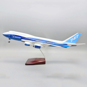 Modèle d'avion réduit en résine moulée sous pression, Concorde supersonique d'<span class=keywords><strong>Air</strong></span> <span class=keywords><strong>France</strong></span>, échelle 1/125, 50 cm, réaliste, avec trains d'atterrissage, pour Noël et la remise des diplômes - Product Image 3