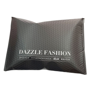 Enveloppes rembourrées à bulles noires, avec Logo personnalisé, emballage en mat, pour les vêtements, 50 pièces - Product Image 4