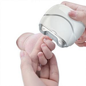 Coupe-ongles électrique multifonctionnel en acier inoxydable avec fonction de coupe automatique à une touche, anti-éclaboussures et polisseuse à ongles - Product Image 1