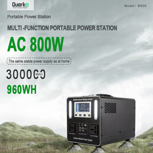 เครื่องกำเนิดไฟฟ้าพลังงานแสงอาทิตย์ 800W 960Wh, สถานีไฟฟ้าพกพาพร้อมเต้ารับไฟฟ้ากระแสสลับ 220V สำหรับการตั้งแคมป์, รถบ้าน, การใช้งานกลางแจ้ง, สำรองไฟบ้าน - Product Image 2
