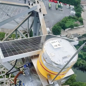 500kv đường dây truyền tải năng lượng mặt trời cường độ trung bình hàng không tắc nghẽn ánh sáng loại một màu trắng nhấp nháy 2000-20000cd 24 giờ hoạt động - Product Image 1