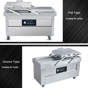 Máquina Selladora <span class=keywords><strong>de</strong></span> Envasado al Vacío Industrial <span class=keywords><strong>de</strong></span> Gran Espacio para Alimentos Cocinados (Pavo, Cerdo, Res, Pollo) con Película Retráctil - Product Image 4