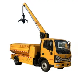 공장 가격 Dongfeng 4x2 그랩형 슬러지 청소 준설 트럭 미사 진흙 그랩 트럭 판매