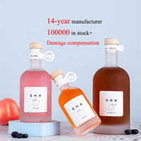 Mini Bouteilles de Vin en Verre Plat Crâne 375ml 500ml 50ml 700ml 200ml, Étanche, en Cristal, pour Porte-Bouteilles, Whisky, Parfum, Tequila, Alcool